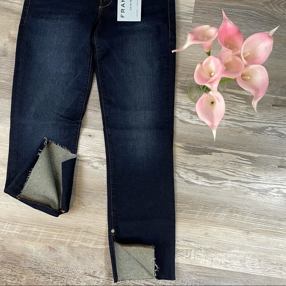 Frame Denim Le High Straight Cropped Fort Fellah - Picture 5 of 16